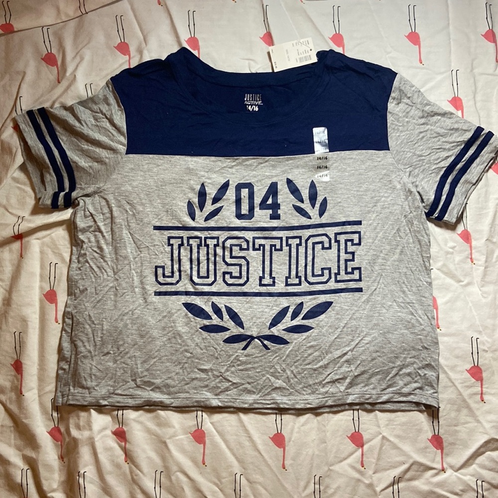 Justice Activewear T shirt